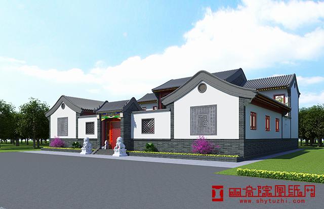 三合院效果图
